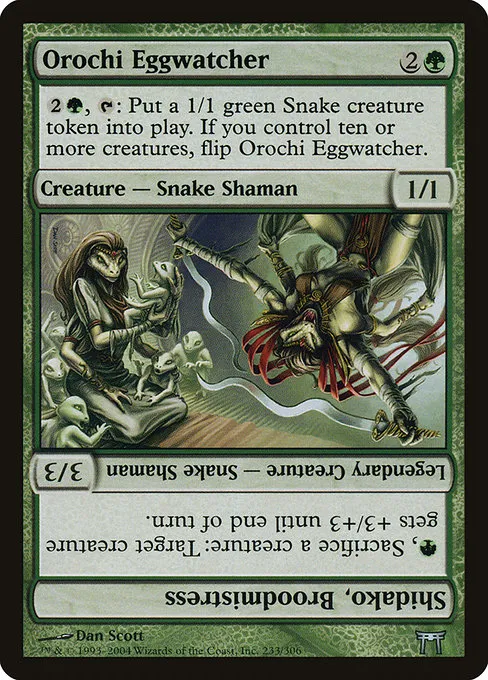 Orochi Eggwatcher // Shidako, Broodmistress · Champions of Kamigawa 233/307