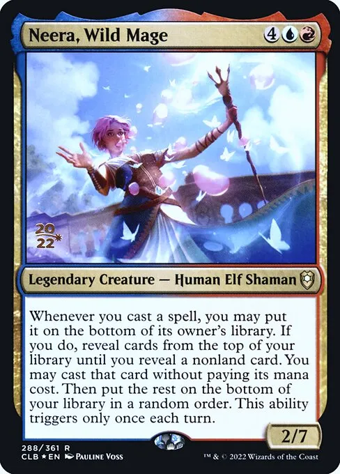Neera, Wild Mage · Battle for Baldur's Gate Promos 288s/104