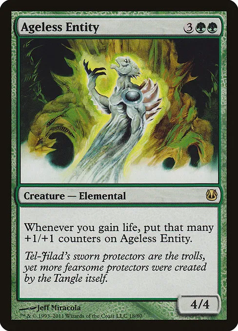 Ageless Entity · Duel Decks: Ajani vs. Nicol Bolas 18/80
