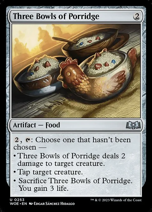 Three Bowls of Porridge · Wilds of Eldraine 253/381