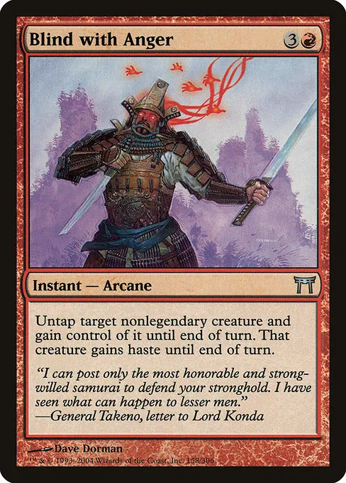 Blind with Anger · Champions of Kamigawa 158/307