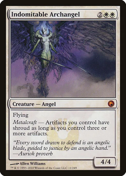 Indomitable Archangel · Scars of Mirrodin 11/249