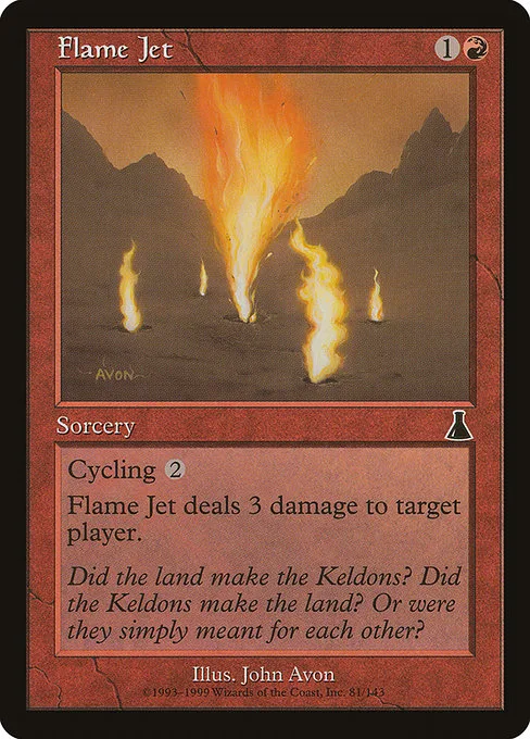 Flame Jet · Urza's Destiny 81/143
