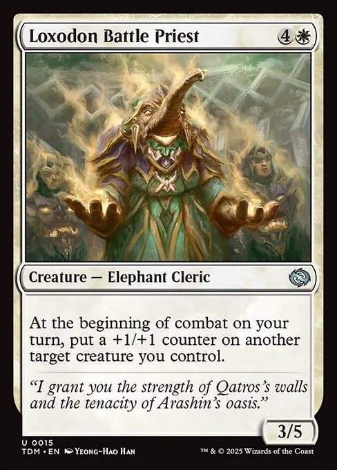 Loxodon Battle Priest · Tarkir: Dragonstorm 15/427
