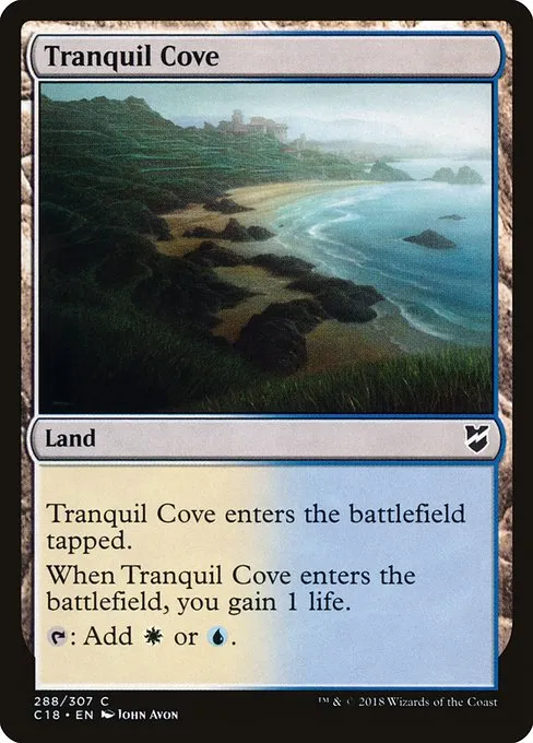 Tranquil Cove · Commander 2018 288/307