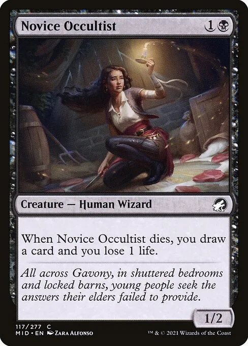 Novice Occultist · Innistrad: Midnight Hunt 117/399