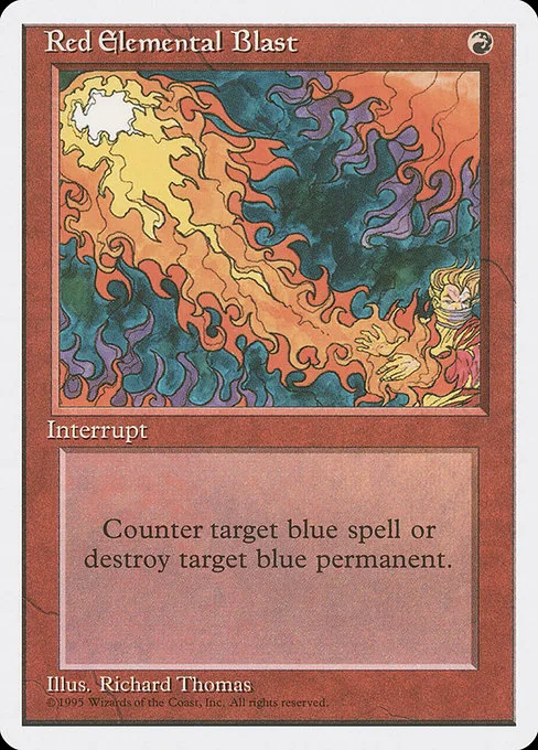 Red Elemental Blast · Fourth Edition 218/380