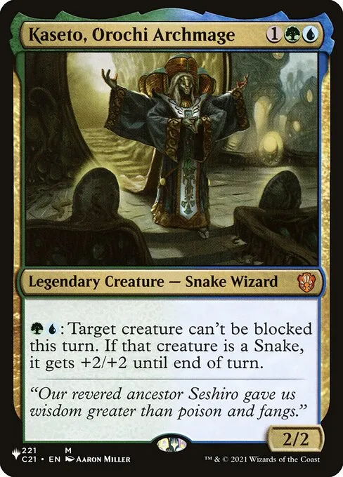 Kaseto, Orochi Archmage · The List C21-221/5050
