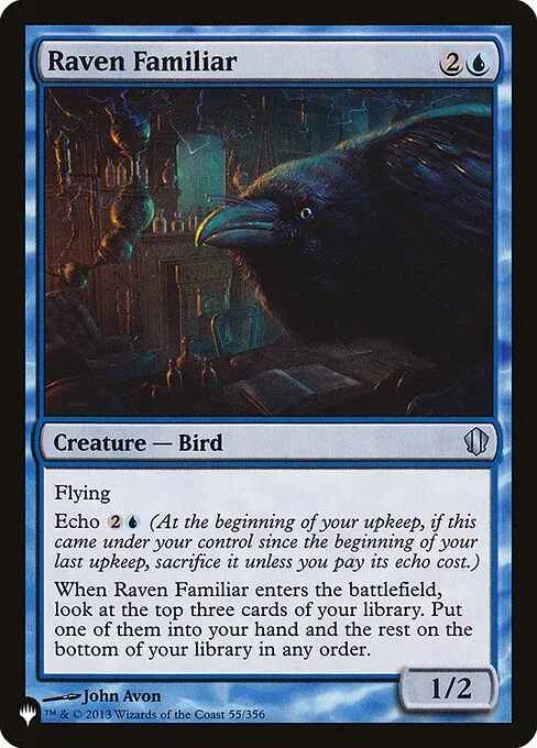 Raven Familiar · The List C13-55/5050
