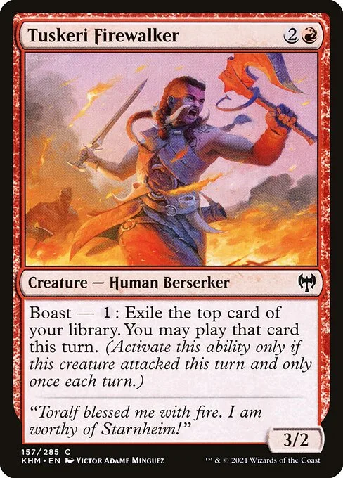 Tuskeri Firewalker · Kaldheim 157/425