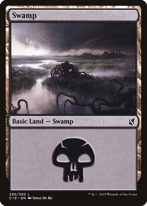 Swamp · Commander 2019 295/302