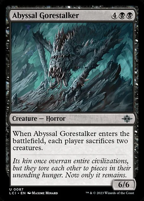 Abyssal Gorestalker · The Lost Caverns of Ixalan 87/416