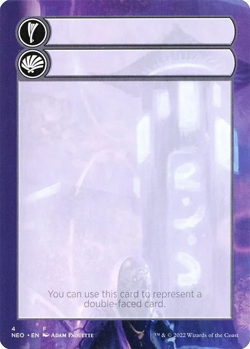Double-Faced Substitute Card · Kamigawa: Neon Dynasty Substitute Cards 4/9
