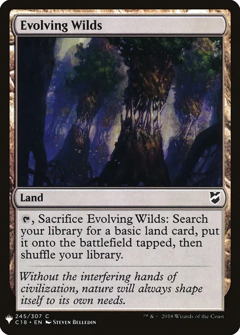 Evolving Wilds · The List C18-245/5050