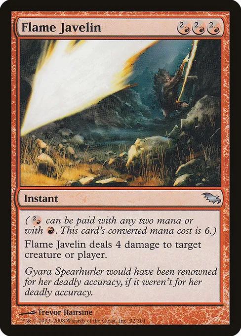 Flame Javelin · Shadowmoor 92/302