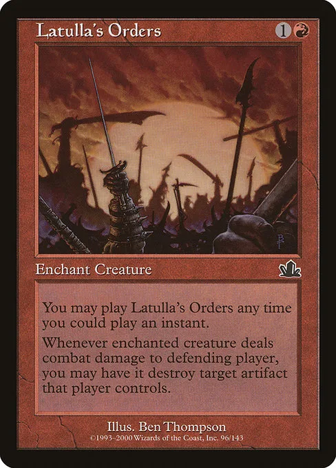 Latulla's Orders · Prophecy 96/144