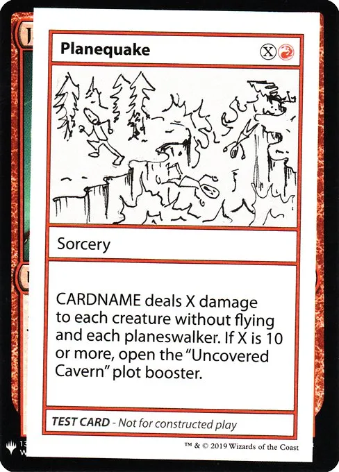 Planequake · Mystery Booster Playtest Cards 2019 59/121
