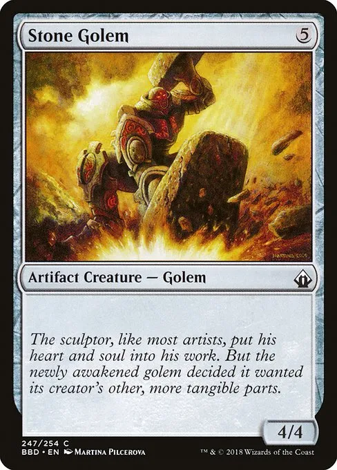 Stone Golem · Battlebond 247/256