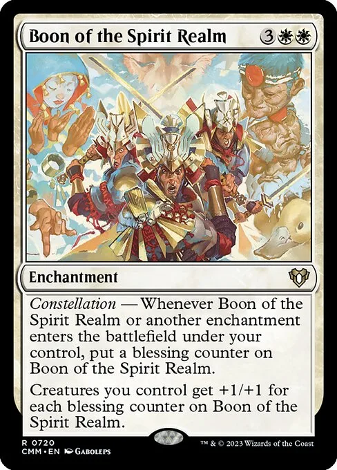 Boon of the Spirit Realm · Commander Masters 720/1067