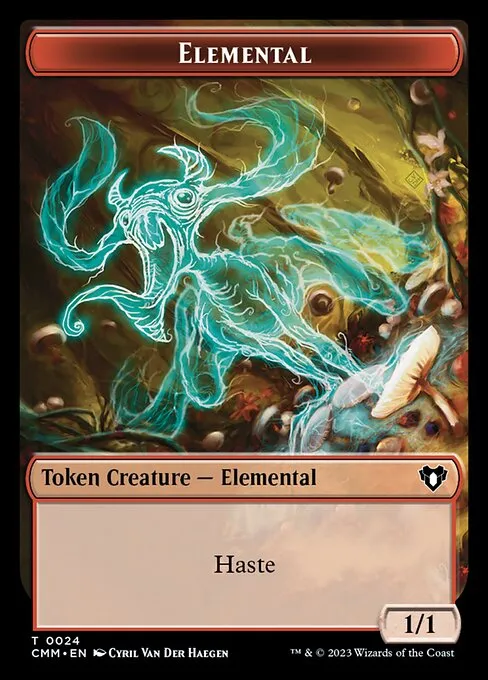 Elemental · Commander Masters Tokens 24/81