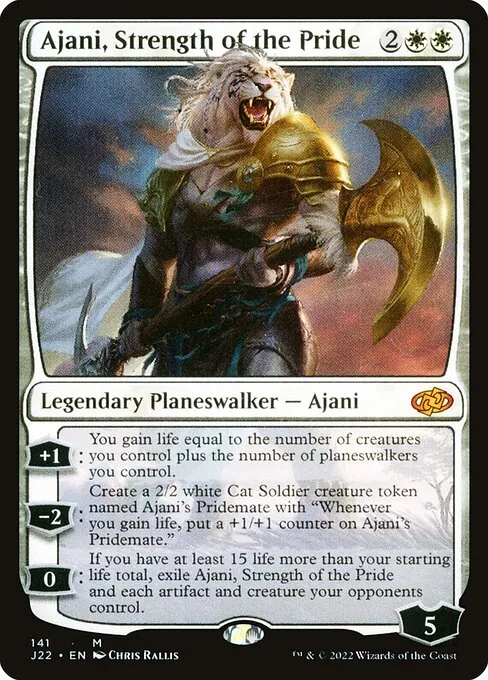 Ajani, Strength of the Pride · Jumpstart 2022 141/835