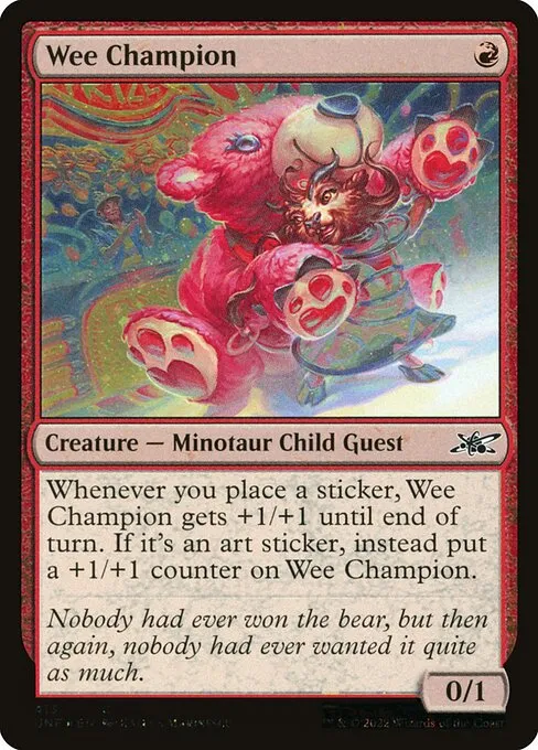 Wee Champion · Unfinity 413/639