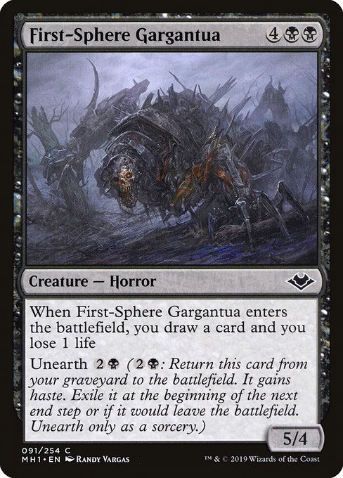 First-Sphere Gargantua · Modern Horizons 91/255