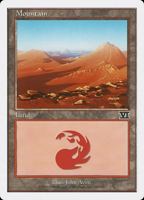 Mountain · Classic Sixth Edition 345/351