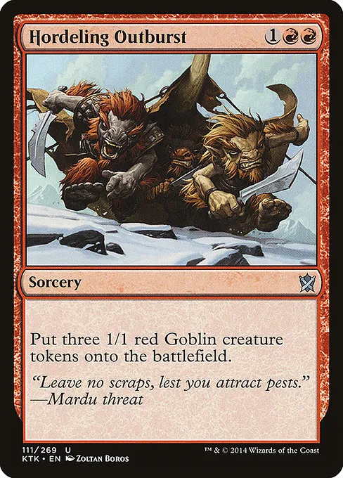 Hordeling Outburst · Khans of Tarkir 111/293