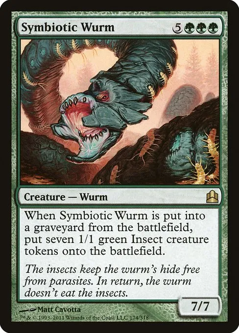 Symbiotic Wurm · Commander 2011 174/318