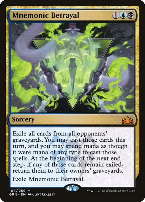 Mnemonic Betrayal · Guilds of Ravnica 189/273