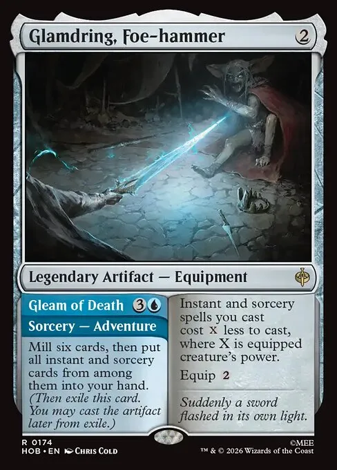 Glamdring, Foe-hammer // Gleam of Death · The Hobbit 174/39