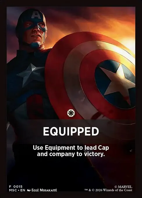 Equipped · Marvel Super Heroes Jumpstart Front Cards 15/61