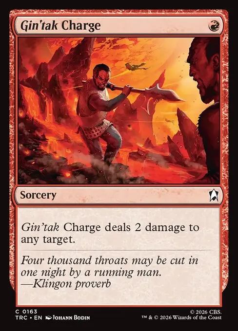 Gin'tak Charge · Star Trek Commander 163/1