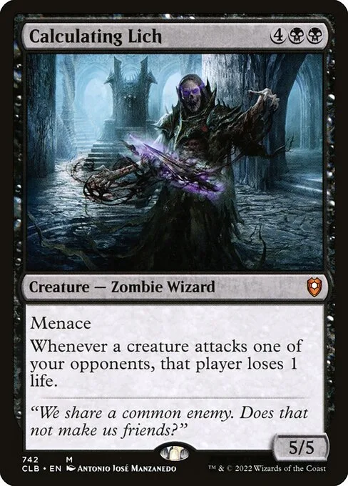 Calculating Lich · Commander Legends: Battle for Baldur's Gate 742/936