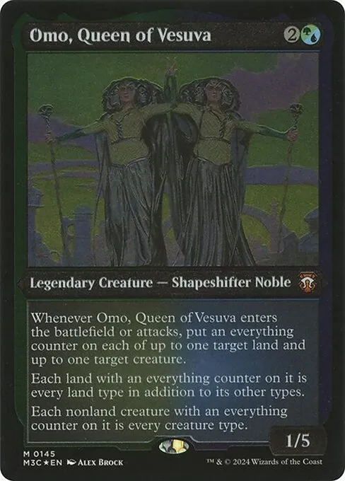 Omo, Queen of Vesuva · Modern Horizons 3 Commander 145/398
