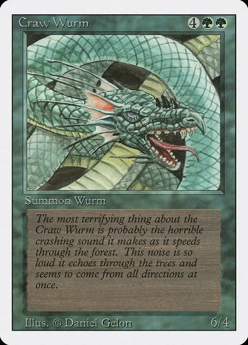 Craw Wurm · Revised Edition 190/306