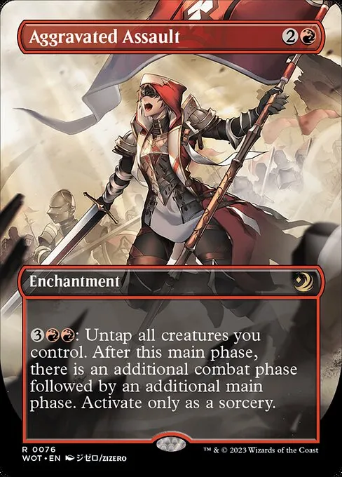 Aggravated Assault · Wilds of Eldraine: Enchanting Tales 76/103