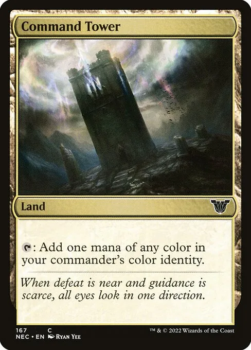 Command Tower · Neon Dynasty Commander 167/179