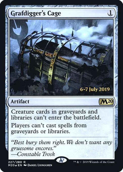 Grafdigger's Cage · Core Set 2020 Promos 227s/144