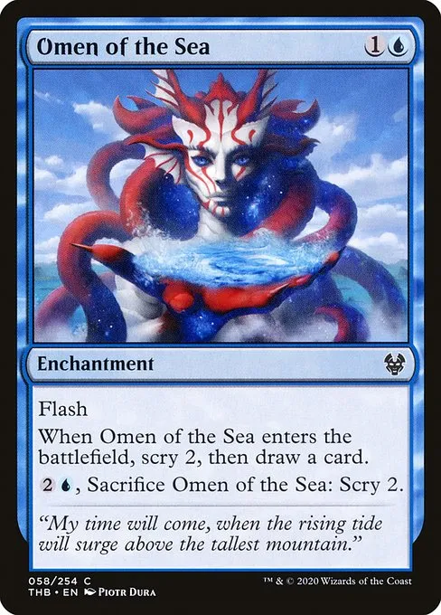 Omen of the Sea · Theros Beyond Death 58/358