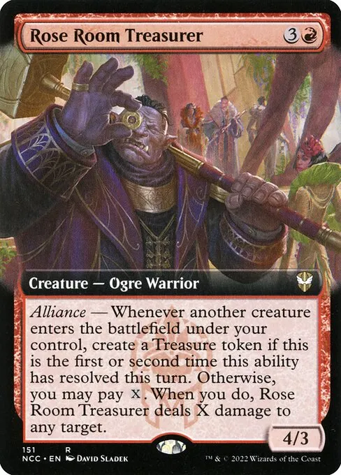 Rose Room Treasurer · New Capenna Commander 151/447