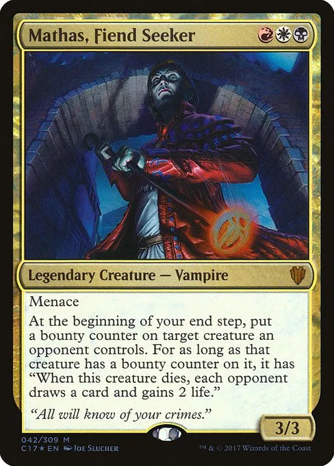 Mathas, Fiend Seeker · Commander 2017 42/309