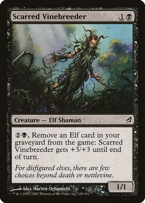 Scarred Vinebreeder · Lorwyn 138/301
