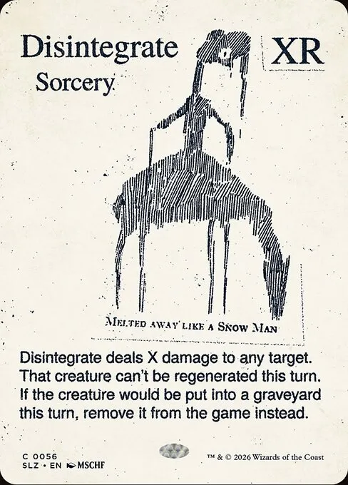Disintegrate · The Zeta Set 56/21