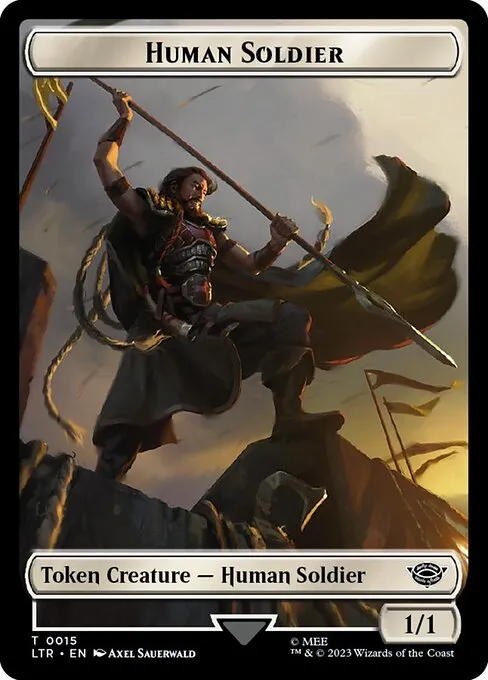 Human Soldier · Tales of Middle-earth Tokens 15/25