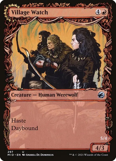 Village Watch // Village Reavers · Innistrad: Midnight Hunt 297/399