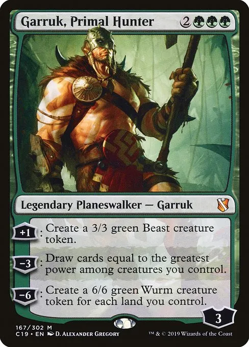 Garruk, Primal Hunter · Commander 2019 167/302