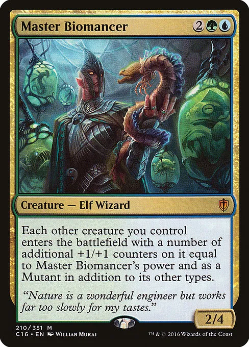 Master Biomancer · Commander 2016 210/351