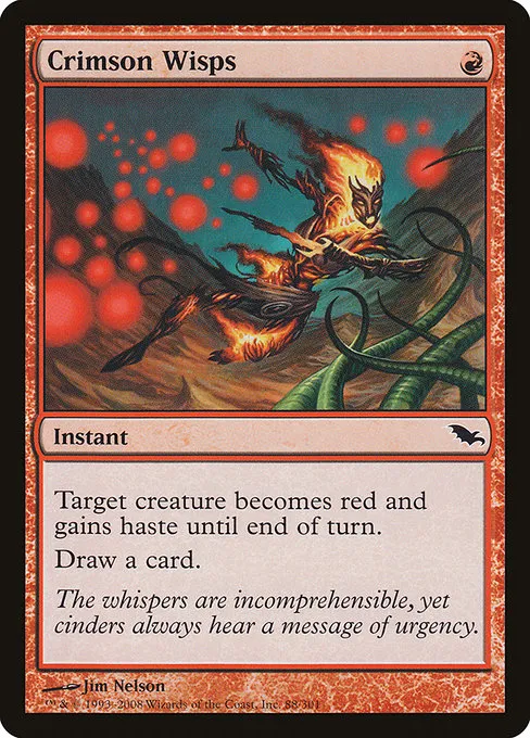 Crimson Wisps · Shadowmoor 88/302
